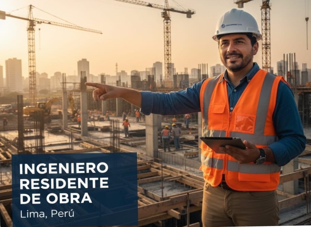 Ingeniero Residente de Obra Liderazgo Técnico en Proyectos de Infraestructura Crítica ​Lima, Perú